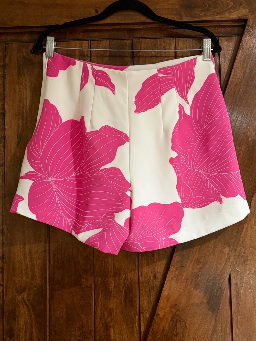 Ann Taylor Pink Rhododendron Print Bermuda Shorts - Picture 6 of 10